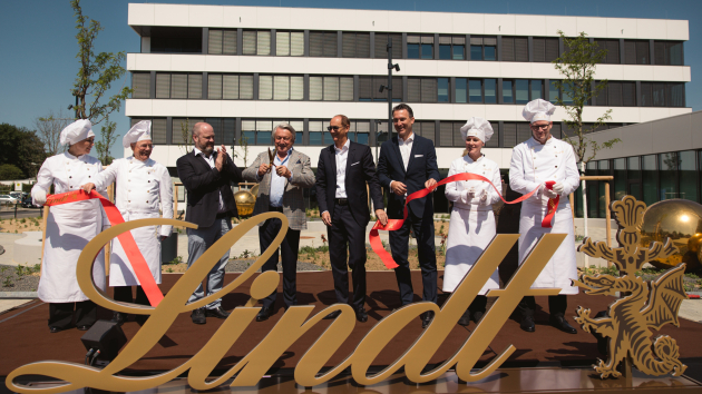 Neuer Lindt Campus in Aachen bündelt Verwaltung, Innovation und Markenerlebnis - Eröffnung des Lindt Campus in Aachen - Quelle: Lindt & Sprüngli GmbH
